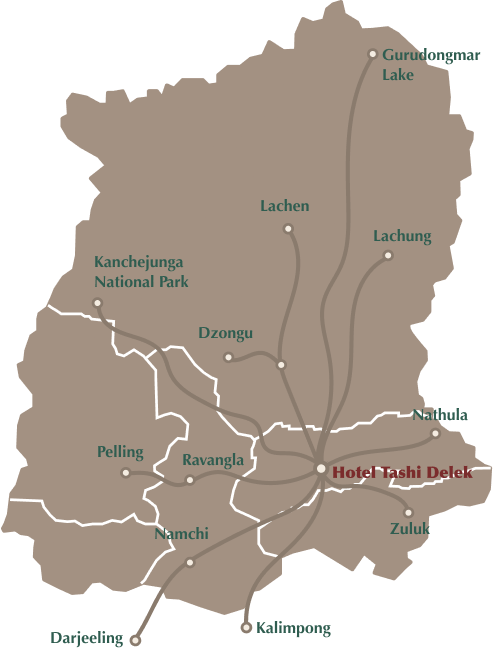 Sikkim Map